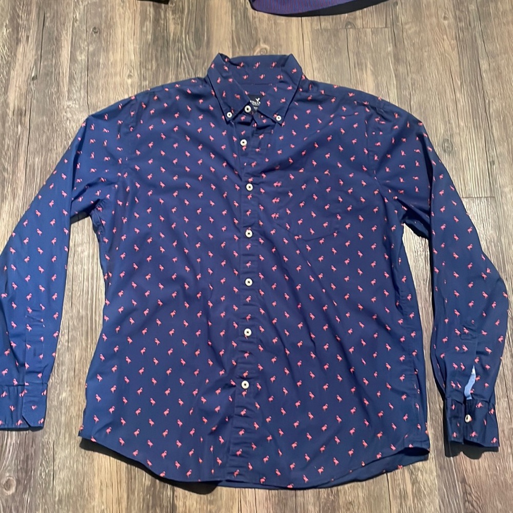 Flamingo button down